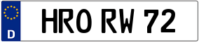 Truck License Plate